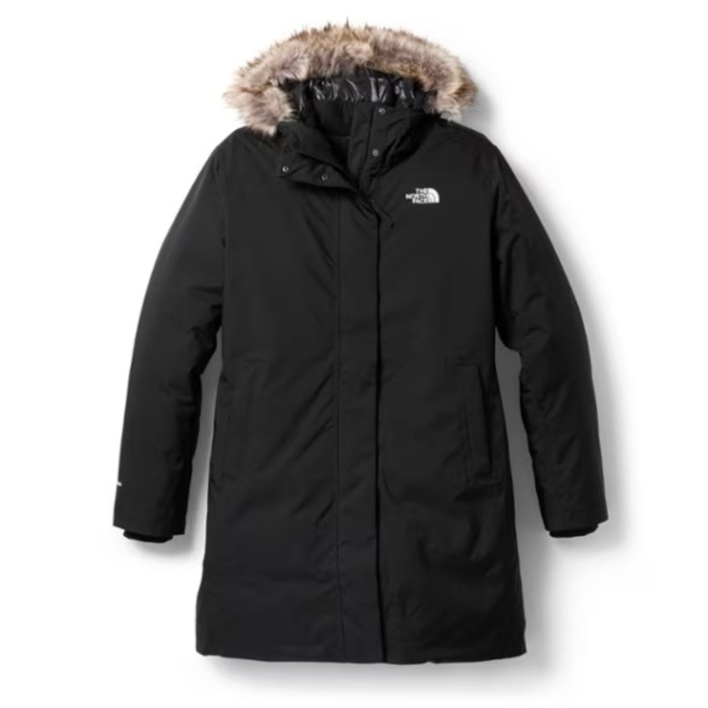 The North Face Women's Black Ski Jacket with Fur Trim